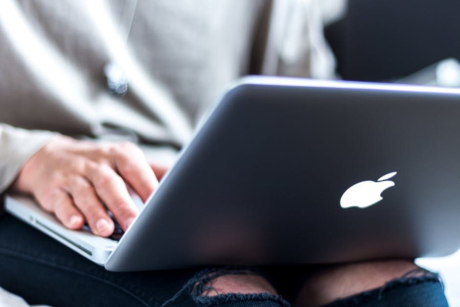 How to work on fiverr — Freelancer Working On Laptop With Fiverr Logo