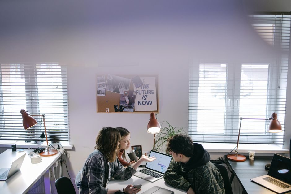 How to work — People Working In Office