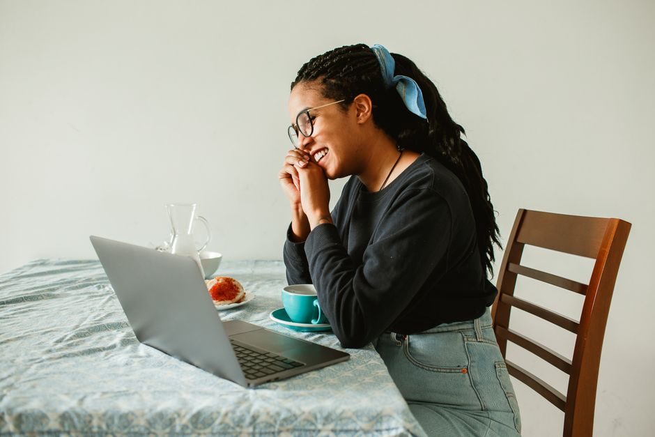 How to work on fiverr — Fiverr Workspace With A Laptop And A Happy Freelancer - image 2