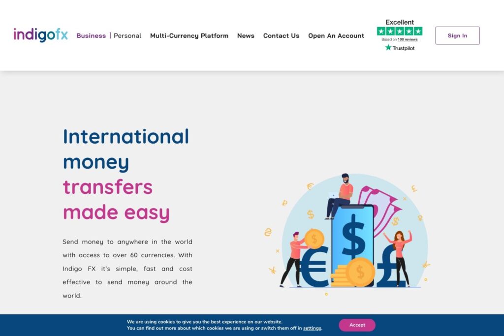 Indigo FX – WordPress on WP Engine project by Bikas Kumar