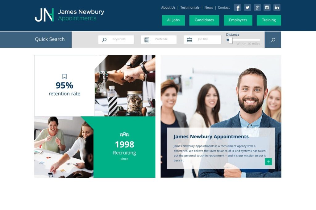 James Newbury Appointments – WordPress on WP Engine project by Bikas Kumar