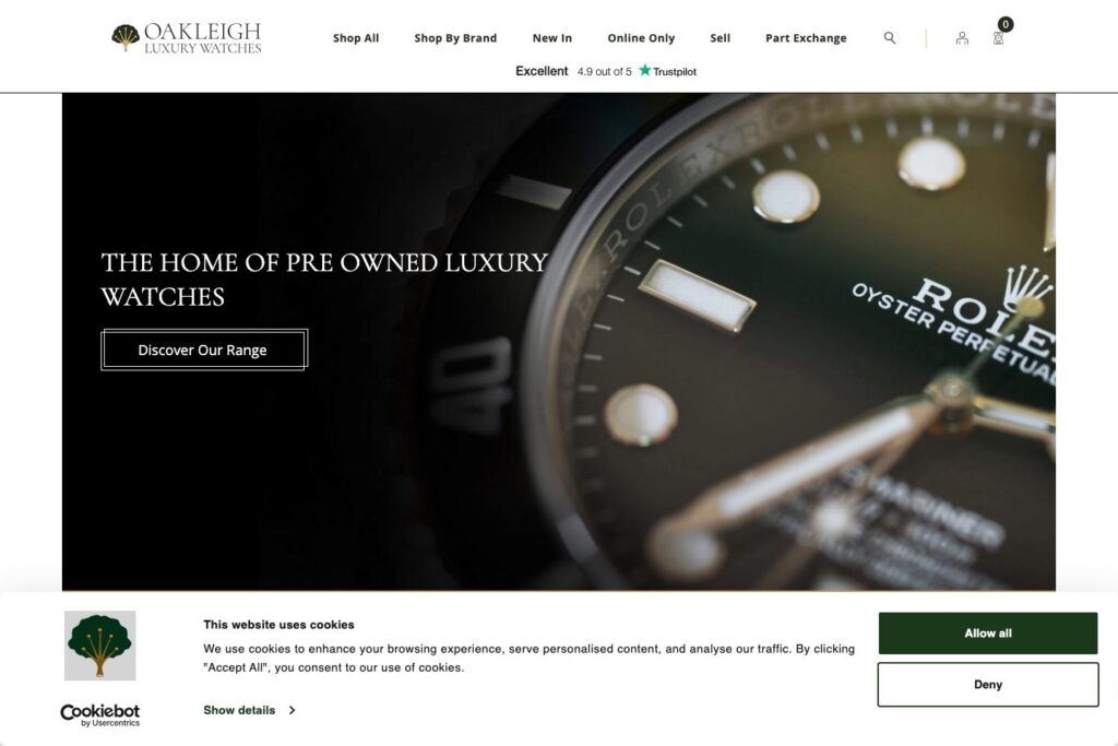 Oakleigh Watches – Headless WordPress + Next.js project by Bikas Kumar