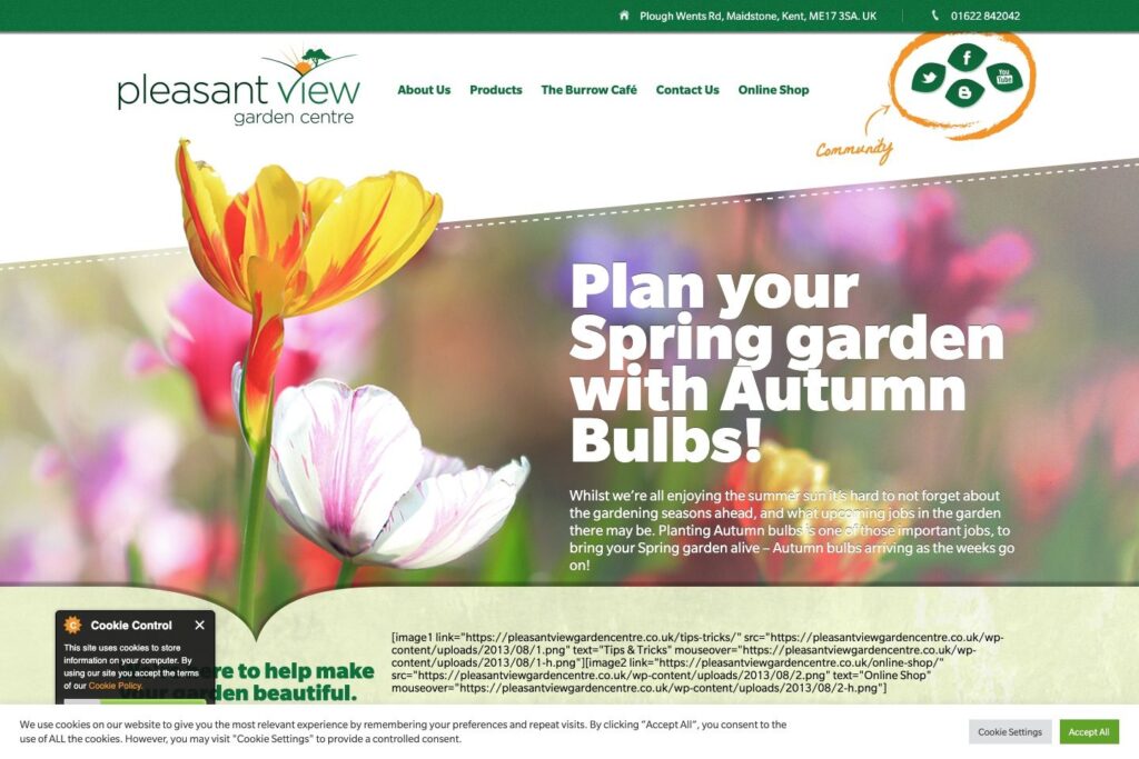 Pleasant View Garden Centre – WordPress on WP Engine project by Bikas Kumar