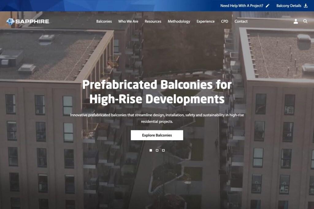 Sapphire Balconies – WordPress API + Next.js project by Bikas Kumar